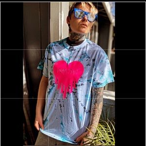 Custom made tie dye t-shirt